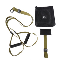 Kit básico de treinamento de suspensão + âncora de porta Equipamento de ginástica de corpo inteiro Kit de treinamento esportivo de primavera para famílias e